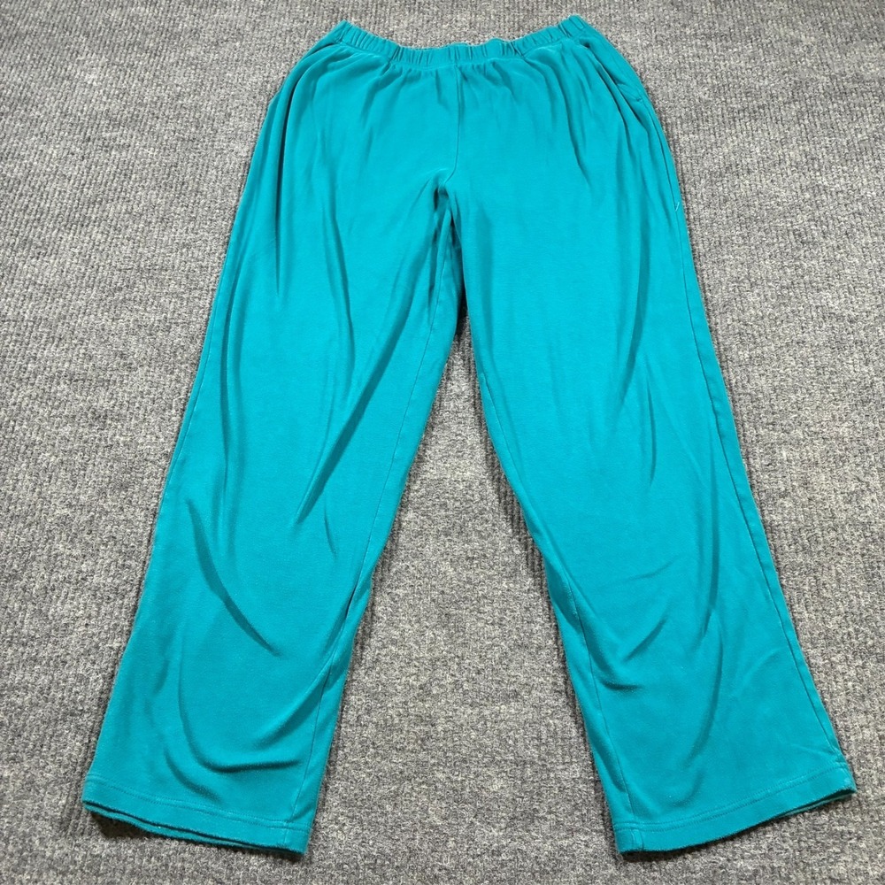 Roaman's Womens Lounge Pants Size 18/20 Tall Teal‎ Elastic Waist Pull On